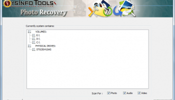 SysInfoTools Photo Recovery screenshot