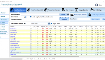 Domain Hunter Gatherer Pro screenshot