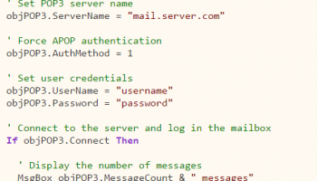 MailBee POP3 screenshot