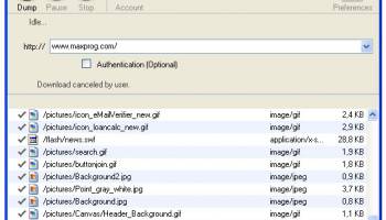 Web Dumper screenshot