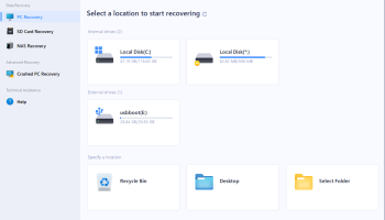 BLR Data Recovery Tool screenshot