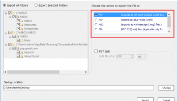 SysTools MBOX Converter screenshot