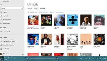 Groove: Smart Music Player for Win8 UI screenshot