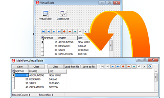VirtualDAC (Virtual Table) screenshot