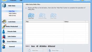 GiliSoft Privacy Protector screenshot