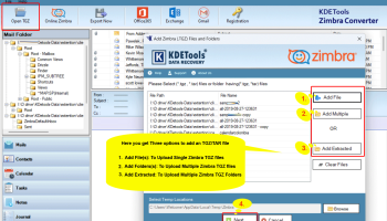 Zimbra to Outlook Converter screenshot