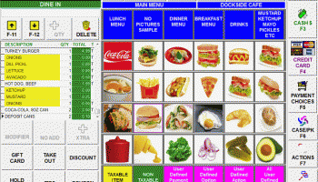 Plexis POS screenshot