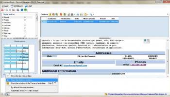 Contact Manager freeware screenshot