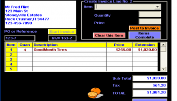 Citrus Invoicer Free screenshot