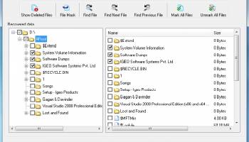 IGEO UNDELETE screenshot