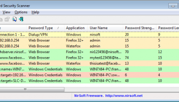 Password Security Scanner screenshot