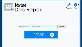 Yodot DOC Repair software screenshot