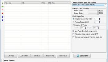 Ailt Word to SWF Converter screenshot