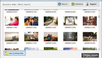 File Restore Software screenshot