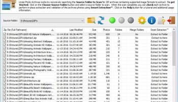 Unzip Photo Archives screenshot