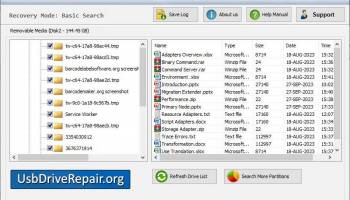 USB Media Data Repair Software screenshot