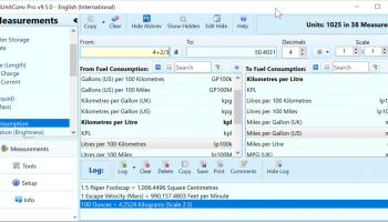 ESBUnitConv Pro screenshot