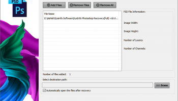 Photoshop Recovery screenshot