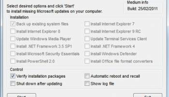 WSUS Offline Update screenshot