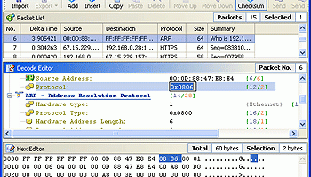 Colasoft Packet Builder screenshot