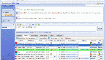Provide Support Live Chat screenshot