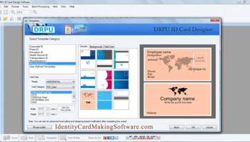 Identification Card Making Software screenshot