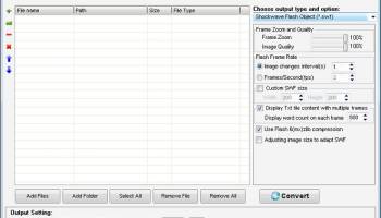 Ailt Text TXT to SWF Converter screenshot