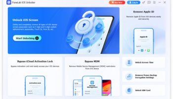 FoneLab iOS Unlocker screenshot