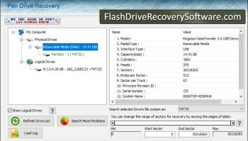 Thumb Drive Recovery Software screenshot