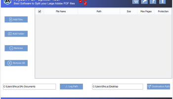Aryson PDF Splitter Tool screenshot