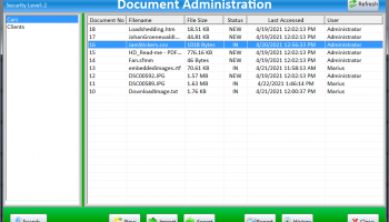 SSuite FileWall Database screenshot