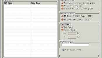VeryPDF PDF to Excel Converter screenshot