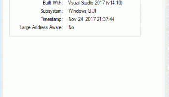 ExeProperties screenshot