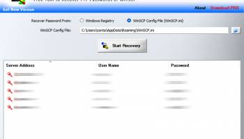 WinSCP Password Decoder screenshot