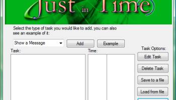 Just In Time screenshot