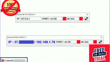 EuropeSoftwares EasyVoiceIP screenshot