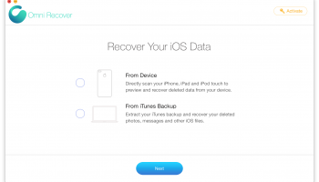Omni Recover for Windows screenshot