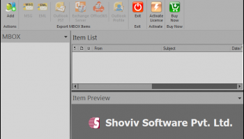 MBOX to PST Converter screenshot