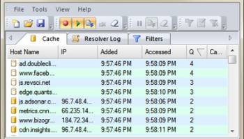 Portable DNS Cache and Firewall screenshot