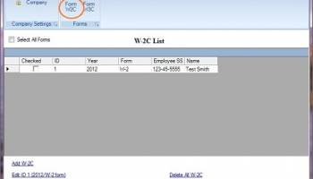 ezW2Correction screenshot