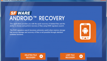 SFWare for Android™ Data Recovery screenshot