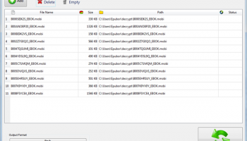 Epubor Mobi to ePub Converter screenshot