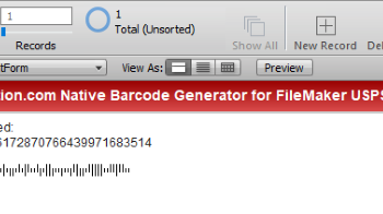 Filemaker USPS Generator screenshot