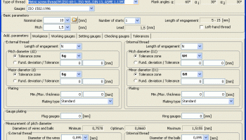 QMSys Threads & Gauges screenshot