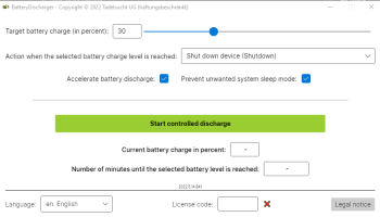 BatteryDischarger screenshot