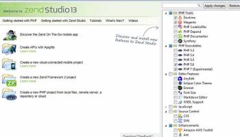 Zend Studio screenshot