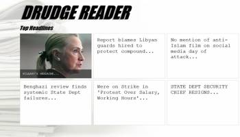 Drudge Reader for Win8 UI screenshot