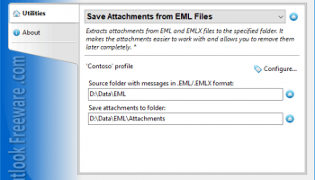 Save Attachments from EML Files screenshot
