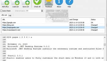 VOVSOFT - Website Watcher screenshot