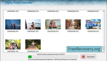 Digital Pictures RecoverySoftware screenshot